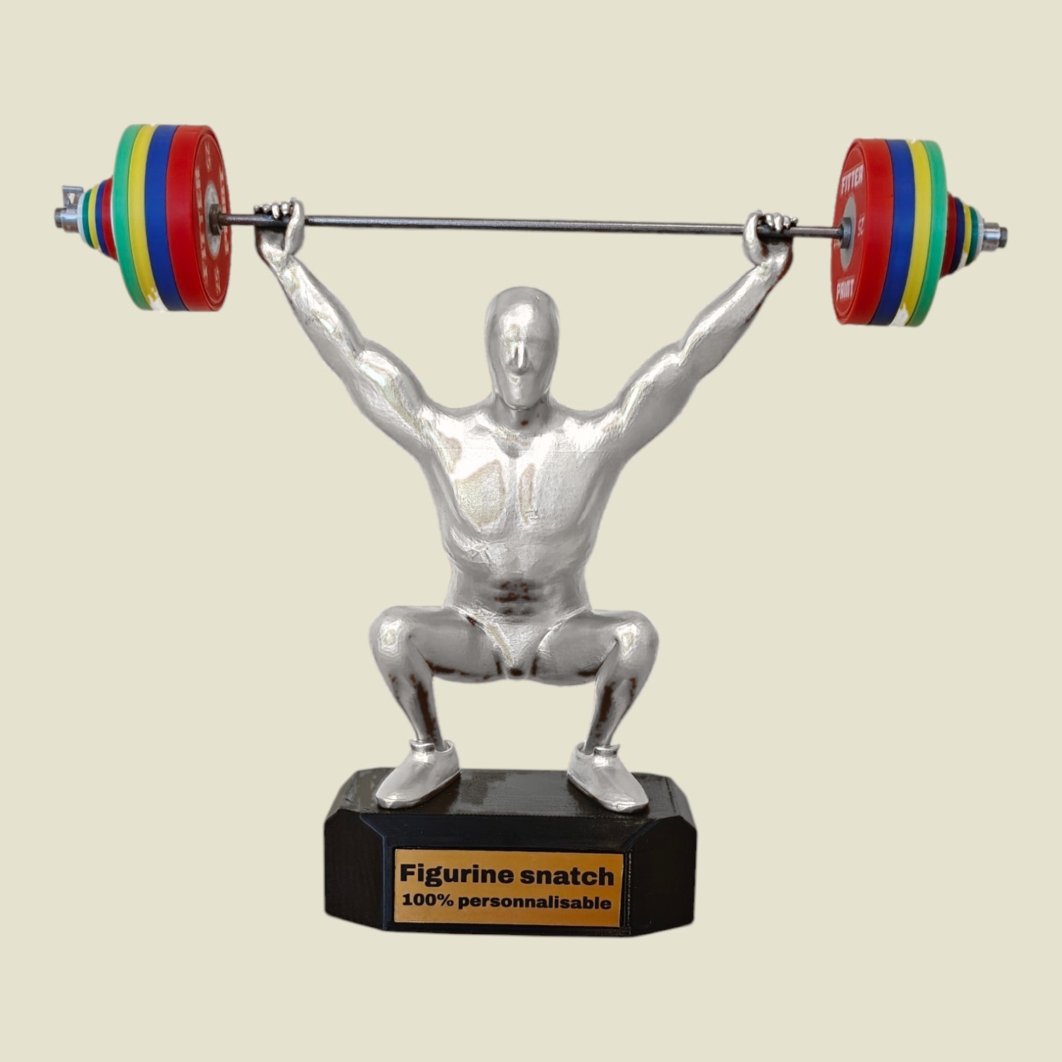 Figurine Snatch H/F avec socle personnalisable