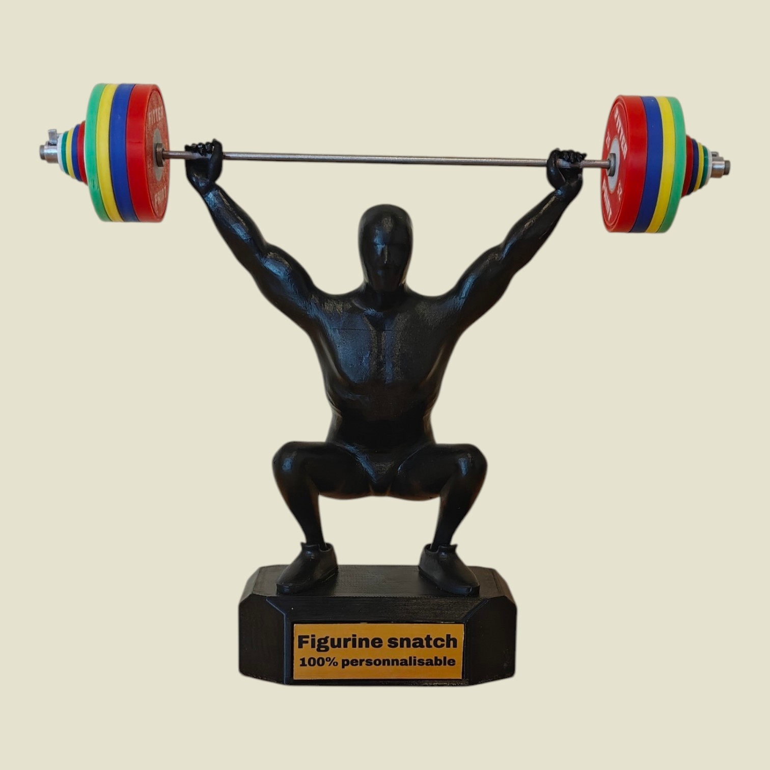 Figurine Snatch H/F avec socle personnalisable