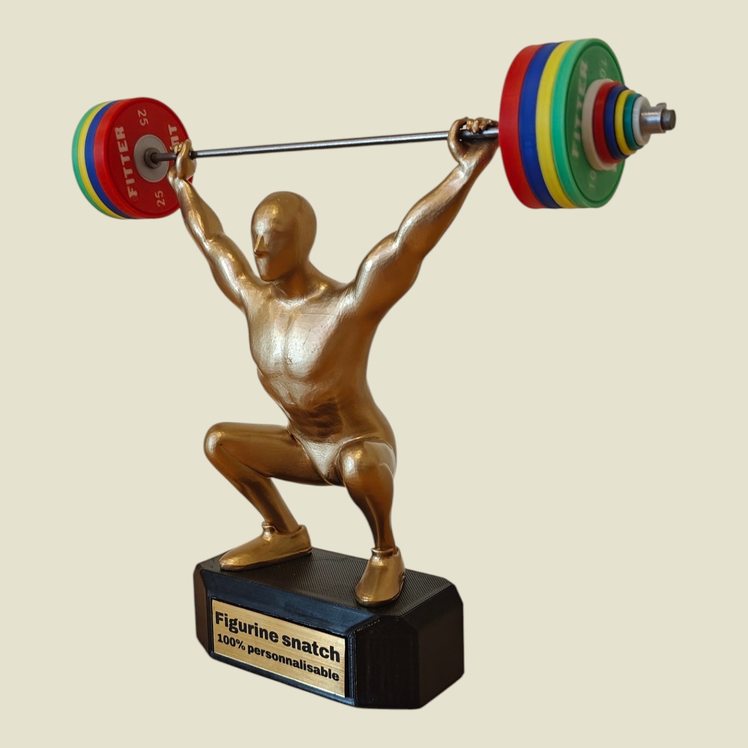 Figurine Snatch H/F avec socle personnalisable