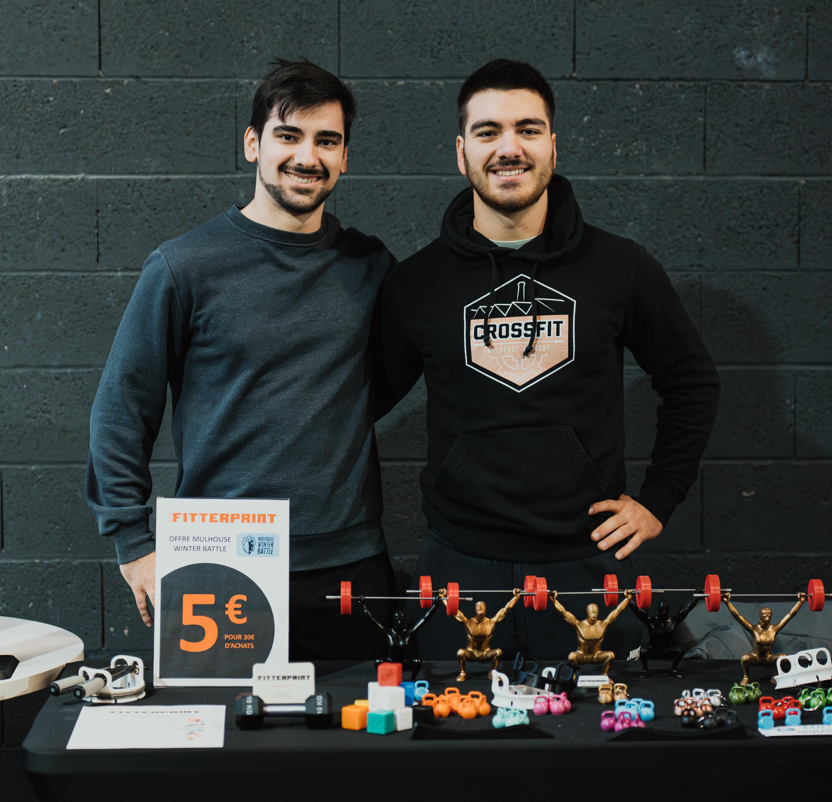 Lucas et Mathéo, fondateurs de FitterPrint