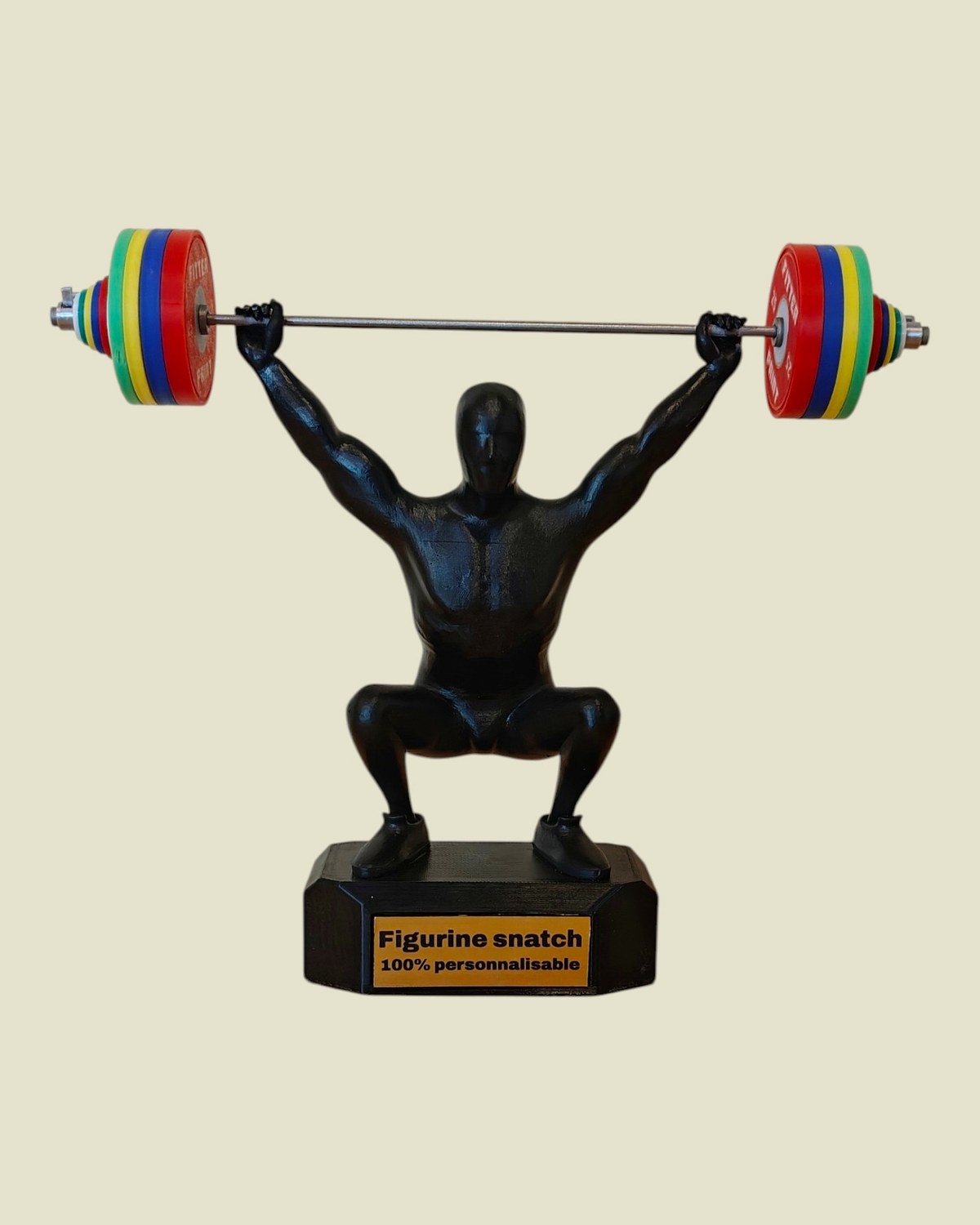 Figurine Snatch homme, finition noire