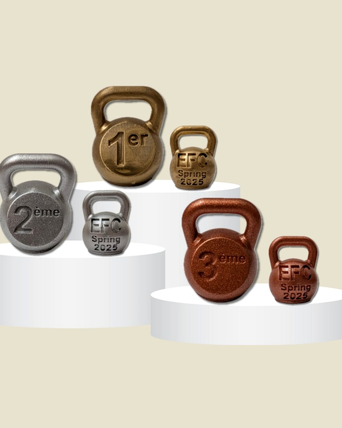 Podium de porte-clés EFC Spring 2025