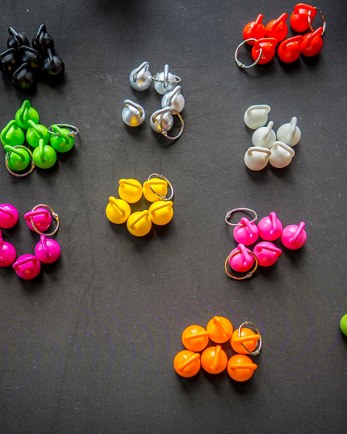 Porte-clés de toutes les couleurs