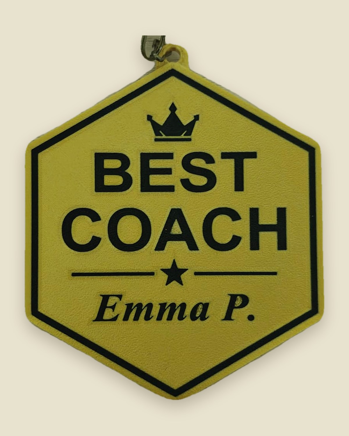 Médaille « Best Coach » personnalisée